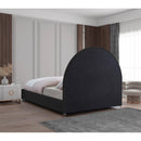  Color_Black  Size_King  -- Milo Black Boucle Fabric Upholstered King Bed IMAGE 6