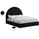 Meridian Milo Black Fabric King Bed IMAGE 8