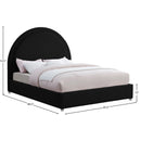  Color_Black  Size_Queen  -- Milo Black Boucle Fabric Upholstered Queen Bed IMAGE 7