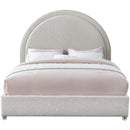  Color_Cream  Size_Full  -- Milo Cream Boucle Fabric Upholstered Full Bed IMAGE 3