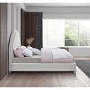  Color_Cream  Size_Queen  -- Milo Cream Boucle Fabric Upholstered Queen Bed IMAGE 5