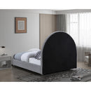  Color_Grey  Size_King  -- Milo Grey Boucle Fabric Upholstered King Bed IMAGE 6