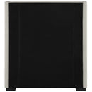  Color_Beige/ Black  Size_Twin  -- Oxford Beige Twin Linen Textured Fabric Upholstered Twin Bed IMAGE 6