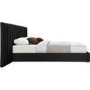  Color_Black  Size_King  -- Meridian Pablo Upholstered Panel Bed IMAGE 5