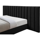  Color_Black  Size_King  -- Meridian Pablo Upholstered Panel Bed IMAGE 7