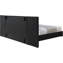  Color_Black  Size_Queen  -- Pablo Black Velvet Upholstered Queen Bed IMAGE 6