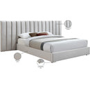  Color_Cream  Size_King  -- Pablo Cream Velvet Upholstered King Bed IMAGE 11