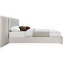  Color_Cream  Size_King  -- Pablo Cream Velvet Upholstered King Bed IMAGE 5