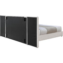  Color_Cream  Size_King  -- Pablo Cream Velvet Upholstered King Bed IMAGE 6
