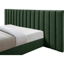  Color_Green  Size_King  -- Pablo Green Velvet Upholstered King Bed IMAGE 7