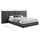  Color_Grey  Size_King  -- Pablo Grey Velvet Upholstered King Bed IMAGE 10