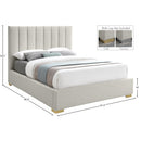  Color_Beige  Size_Full  -- Meridian Pierce Upholstered Panel Bed IMAGE 17