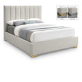  Color_Beige  Size_Full  -- Meridian Pierce Upholstered Panel Bed IMAGE 1