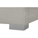  Color_Beige  Size_King  -- Pierce Beige Linen Textured Fabric Upholstered King Bed IMAGE 14