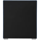  Color_Navy  Size_Twin  -- Pierce Navy Twin Linen Textured Fabric Upholstered Twin Bed IMAGE 12
