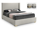  Size_Full -- Meridian Royce Upholstered Panel Bed IMAGE 1