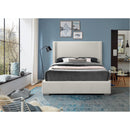  Size_Full -- Royce Beige Linen Textured Full Bed IMAGE 8