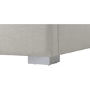  Size_King -- Royce Beige Linen Textured King Bed IMAGE 14
