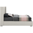  Size_Queen -- Royce Beige Linen Textured Queen Bed IMAGE 10