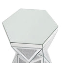 Acme Furniture Noralie Dining Table with Glass Top and Pedestal Base DN00722 IMAGE 4