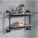  Acme Furniture Brantley AC00735 Wall Rack with 2 Shelves IMAGE 1