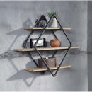  Acme Furniture Brantley AC00739 Wall Rack with 3 Shelves IMAGE 1