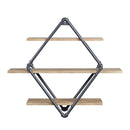  Acme Furniture Brantley AC00739 Wall Rack with 3 Shelves IMAGE 3