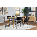  Coaster Furniture Partridge 110649 Leather Counter Chair - Antique Camel IMAGE 9