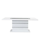  Acme Furniture Elizaveta DN00814 Dining Table with Pedestal Base IMAGE 2