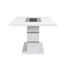  Acme Furniture Elizaveta DN00814 Dining Table with Pedestal Base IMAGE 3