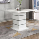Acme Furniture Elizaveta Dining Table with Pedestal Base DN00817 IMAGE 1