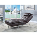  Acme Furniture Padilla LV00825 Chaise Lounge with Pillow & Usb IMAGE 1