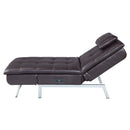  Acme Furniture Padilla LV00825 Chaise Lounge with Pillow & Usb IMAGE 4