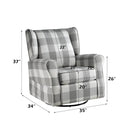  Acme Furniture Patli LV00922 Swivel Chair with Glider IMAGE 7