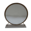  Acme Furniture Adao AC00933 Vanity Mirror - White & Champagne IMAGE 1