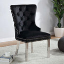  Furniture of America Jewett CM-AC261BK-2PK Wingback Chair (2/CTN) IMAGE 1