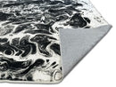 ORO308 Black/White 5x7 Rug