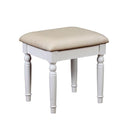  Furniture of America Tracy CM-DK6162WH Vanity w/ Stool IMAGE 3