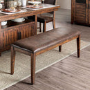  Furniture of America Wichita CM3061BN Bench IMAGE 1