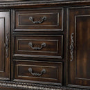  Furniture of America Lombardy CM3146HB-SET Hutch & Buffet IMAGE 7