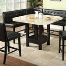  Furniture of America Bahamas CM3427PC-C Corner Counter Ht. Chair IMAGE 1