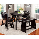  Furniture of America Hurley CM3433PBN Counter Ht. Bench IMAGE 2