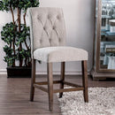  Furniture of America Sania CM3564A-PC-2PK Counter Ht. Chair (2/Ctn) IMAGE 2