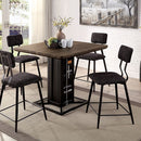  Furniture of America Dicarda CM3789BK-PT-TABLE Counter Ht. Table IMAGE 1