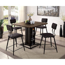 Furniture of America Dicarda CM3789BK-PT-TABLE Counter Ht. Table IMAGE 2