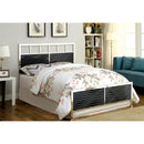  Color_Black/chrome Size_Queen -- Calvin CM7131BK-Q Queen Bed IMAGE 1