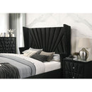  Color_Black  Size_King  -- Carissa CM7164BK-EK-BED E.King Bed IMAGE 3