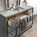  Color_Grey  Size_King  -- Carissa CM7164EK-BED E.King Bed IMAGE 6