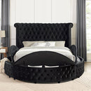  Color_Black  Size_Queen  -- Sansom CM7178BK-Q-BED Queen Bed IMAGE 4