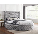  Color_Grey  Size_Queen  -- Sansom CM7178GY-Q-BED Queen Bed IMAGE 2